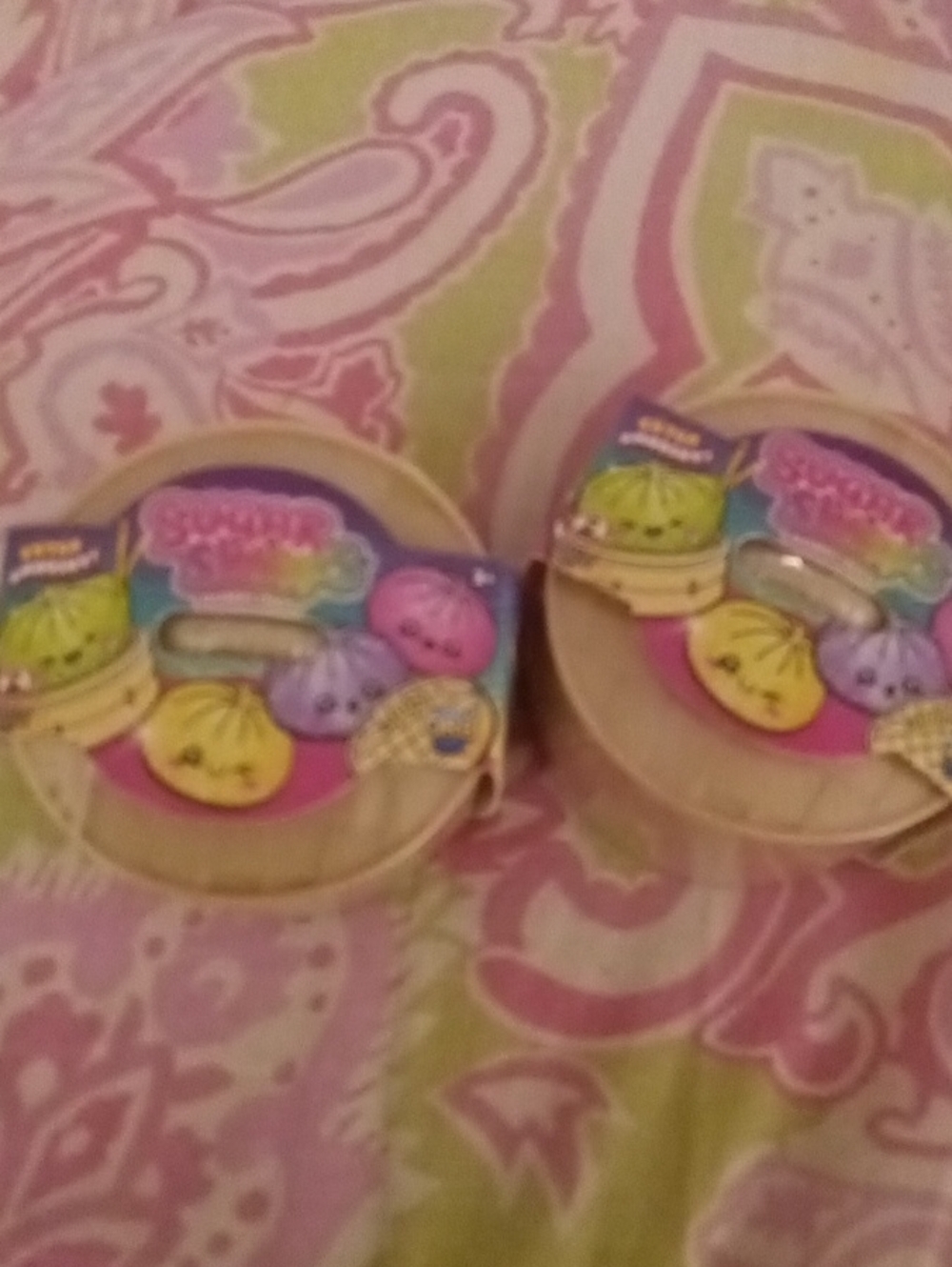 Kids Scented Squishy Toy Pack - Pink, Yellow, Purple